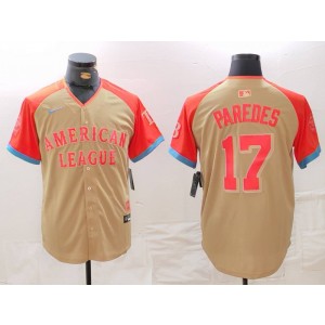 MLB Rays 17 Paredes Cream 2024 All-Star Nike Cool Base Men Jersey