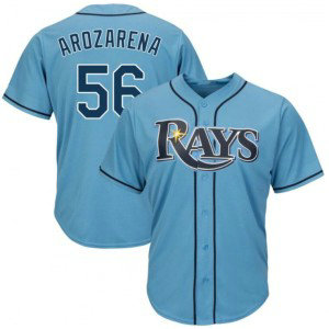 MLB Rays 56 Randy Arozarena Royal Cool Base Men Jersey MLB Rays 56 Randy Arozarena Royal Cool Base Men Jersey