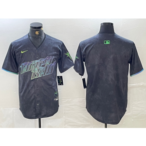 MLB Rays Blank Black City Connect Nike Cool Base Men Jersey MLB Rays Blank Black City Connect Nike Cool Base Men Jersey