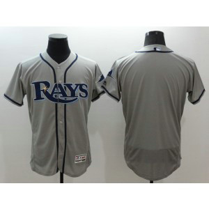 MLB Rays Blank Grey Flexbase Men Jersey