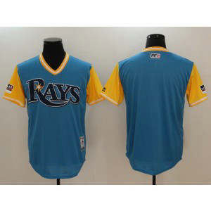 MLB Rays Light Blue 2018 Players' Weekend Authentic Men Jersey