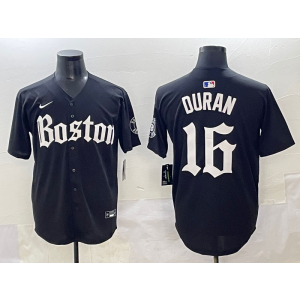 MLB Red Sox 16 Duran Black New Nike Cool Base Men Jersey MLB Red Sox 16 Duran Black New Nike Cool Base Men Jersey