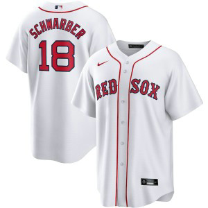 MLB Red Sox 18 Kyle Schwarber White Nike Cool Base Men Jersey MLB Red Sox 18 Kyle Schwarber White Nike Cool Base Men Jersey