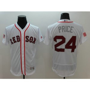 MLB Red Sox 24 David Price White Stars and Stripes Flexbase Men Jersey MLB Red Sox 24 David Price White Stars and Stripes Flexbase Men Jersey