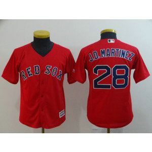 MLB Red Sox 28 J.D. Martinez Red Cool Base Youth Jersey MLB Red Sox 28 J.D. Martinez Red Cool Base Youth Jersey
