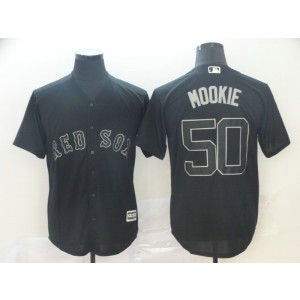 MLB Red Sox 50 Mookie Betts Mookie White 2019 Players Weekend Player Men Jersey MLB Red Sox 50 Mookie Betts Mookie White 2019 Players Weekend Player Men Jersey