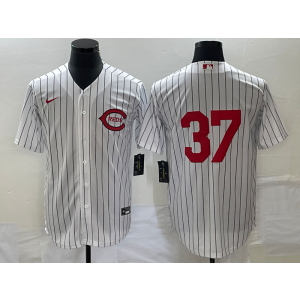 MLB Reds 37 Stephenson White 2022 Field of Dreams Nike Cool Base Men Jersey