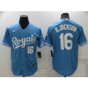 MLB Royals 16 Bo Jackson Blue Nike Cool Base Men Jerseys MLB Royals 16 Bo Jackson Blue Nike Cool Base Men Jerseys
