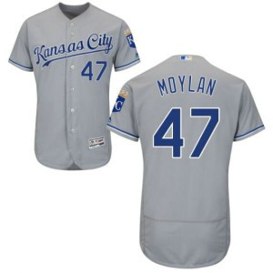 MLB Royals 47 Peter Moylan Gray Road Majestic Flexbase Men Jersey MLB Royals 47 Peter Moylan Gray Road Majestic Flexbase Men Jersey