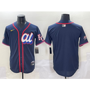 MLB Royals Blank Navy American League 2025 All Star Nike Cool Base Men Jersey MLB Royals Blank Navy American League 2025 All Star Nike Cool Base Men Jersey