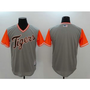 MLB Tigers Blank Majestic Gray 2017 Players Weekend Men Jersey MLB Tigers Blank Majestic Gray 2017 Players Weekend Men Jersey