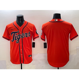 MLB Tigers Blank Orange Nike Cool Base Men Jersey MLB Tigers Blank Orange Nike Cool Base Men Jersey