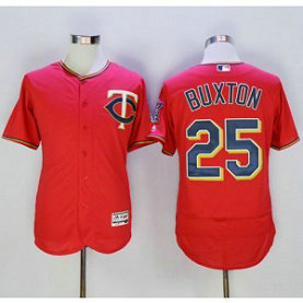 MLB Twins 25 Byron Buxton Red New Cool Base 2016 New Flexbase Men Jersey MLB Twins 25 Byron Buxton Red New Cool Base 2016 New Flexbase Men Jersey
