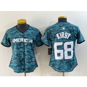 MLB Twins 34 Kirby All Star Nike Cool Base Women Jersey