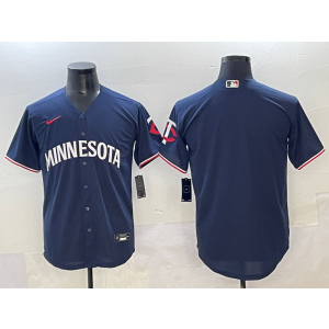 MLB Twins Blank Navy Nike Cool Base Men Jersey MLB Twins Blank Navy Nike Cool Base Men Jersey