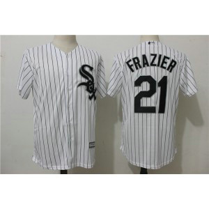 MLB White Sox 21 Todd Frazier White New Cool Base Men Jersey MLB White Sox 21 Todd Frazier White New Cool Base Men Jersey