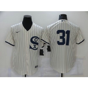 MLB White Sox 31 Liam Hendriks 2021 Cream Field Of Dreams Cool Base Men Jersey