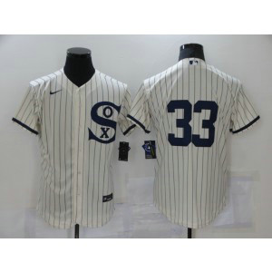 MLB White Sox 33 Lance Lynn 2021 Cream Field Of Dreams Cool Base Men Jerseys