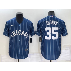 MLB White Sox 35 Frank Thomas Blue Nike Cool Base Men Jersey MLB White Sox 35 Frank Thomas Blue Nike Cool Base Men Jersey