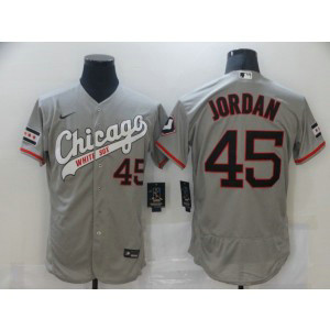 MLB White Sox 45 Michael Jordan Nike Cool Base Men Jersey