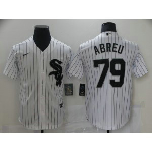 MLB White Sox 79 Jose Abreu White Nike Cool Base Men Jersey
