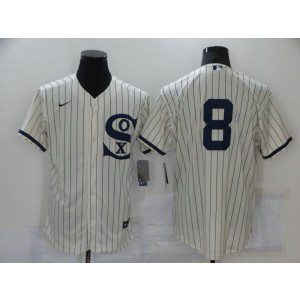 MLB White Sox 8 Bo Jackson 2021 Cream Field Of Dreams Flexbase Men Jersey