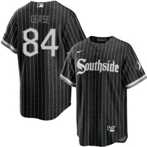 MLB White Sox 84 Cease Black 2021 City Connect FlexBase Men Jersey