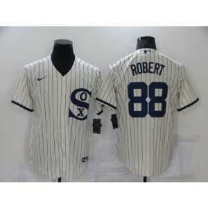 MLB White Sox 88 Luis Robert 2021 Cream Field Of Dreams Cool Base Men Jersey MLB White Sox 88 Luis Robert 2021 Cream Field Of Dreams Cool Base Men Jersey