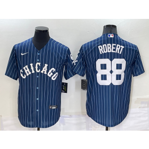 MLB White Sox 88 Luis Robert Blue Nike Cool Base Men Jersey MLB White Sox 88 Luis Robert Blue Nike Cool Base Men Jersey