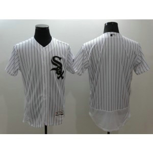 MLB White Sox Blank White Flexbase Men Jersey