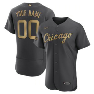 MLB White Sox Customized Charcoal 2022 All-Star Flexbase Men Jersey