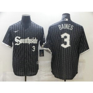 MLB White Sox Southside 3 Harold Baines 2021 City Connect Cool Base Men Jersey