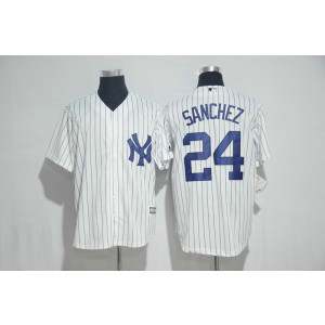 MLB Yankees 24 Gary Sanchez White New Cool Base Men Jersey MLB Yankees 24 Gary Sanchez White New Cool Base Men Jersey