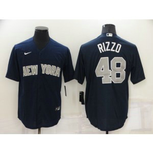 MLB Yankees 48 Anthony Rizzo Navy Nike Cool Base Men Jerseys MLB Yankees 48 Anthony Rizzo Navy Nike Cool Base Men Jerseys