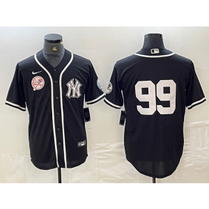 MLB Yankees 99 Aaron Judge Black Nike Cool Base Men Jersey