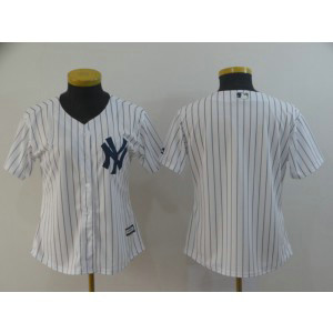 MLB Yankees Blank White Cool Base Women Jersey MLB Yankees Blank White Cool Base Women Jersey