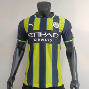 Manchester City 24-25 away Player Version Slim Fit(Run Smaller) Jersey
