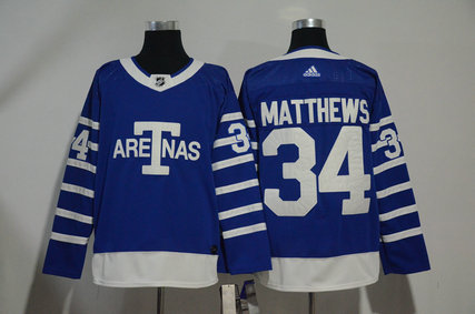 Maple Leafs 34 Auston Matthews Blue 1918 Arenas Throwback Adidas Jersey Maple Leafs 34 Auston Matthews Blue 1918 Arenas Throwback Adidas Jersey