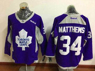 Maple Leafs 34 Auston Matthews Purple Trainning Reebok Jersey Maple Leafs 34 Auston Matthews Purple Trainning Reebok Jersey