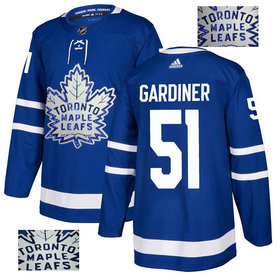 Maple Leafs 51 Jake Gardiner Blue Glittery Edition Adidas Jersey Maple Leafs 51 Jake Gardiner Blue Glittery Edition Adidas Jersey