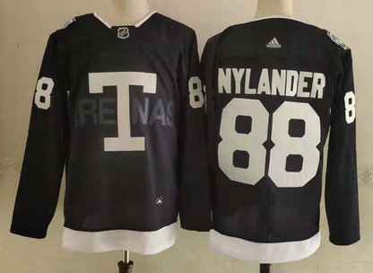 Maple Leafs 88 William Nylander Navy 2022 NHL Heritage Classic Adidas Jersey