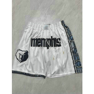 Memphis Grizzlies Just Don White Shorts