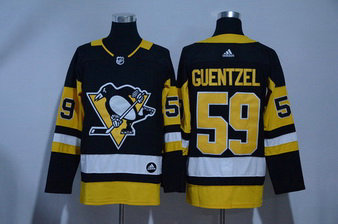 Men's Adidas Penguins 59 Jake Guentzel Black NHL Stitched Hockey Jersey Men's Adidas Penguins 59 Jake Guentzel Black NHL Stitched Hockey Jersey