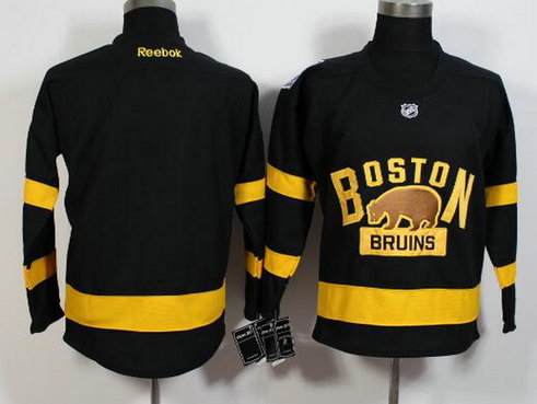 Men's Boston Bruins Blank Reebok Black 2016 Winter Classic Premier Jersey Men's Boston Bruins Blank Reebok Black 2016 Winter Classic Premier Jersey