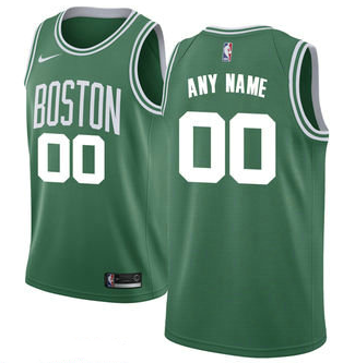 Men's Boston Celtics Nike Green Swingman Custom Icon Edition Jersey