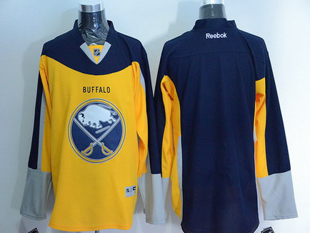 Men's Buffalo Sabres Blank Reebok Gold Alternate Premier Jersey Men's Buffalo Sabres Blank Reebok Gold Alternate Premier Jersey
