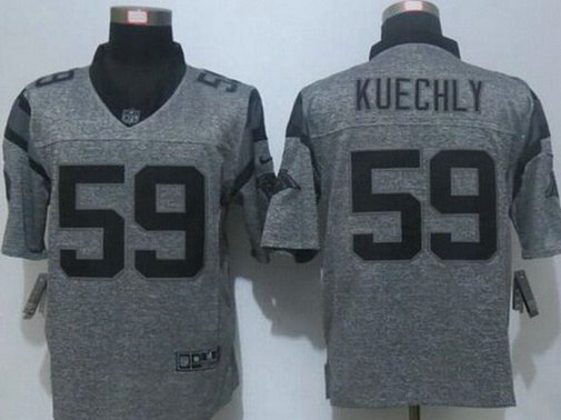 Men's Carolina Panthers #59 Luke Kuechly Nike Gray Gridiron 2015 NFL Gray Limited Jersey Men's Carolina Panthers #59 Luke Kuechly Nike Gray Gridiron 2015 NFL Gray Limited Jersey