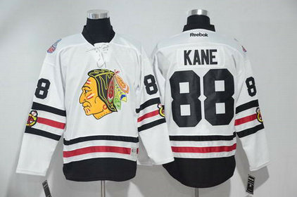 Men's Chicago Blackhawks #88 Patrick Kane 2017 Winter Classic White Stitched NHL Hockey Jersey
