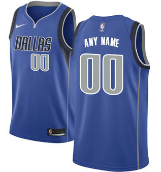 Men's Dallas Mavericks Nike Royal Swingman Custom Icon Edition Jersey