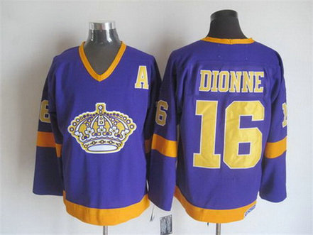 Men's Los Angeles Kings #16 Marcel Dionne 1977-79 Purple CCM Vintage Throwback Jersey Men's Los Angeles Kings #16 Marcel Dionne 1977-79 Purple CCM Vintage Throwback Jersey